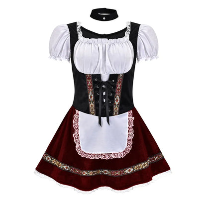 Traje Oktoberfest Alemão Tradicional Alpen Fraulein