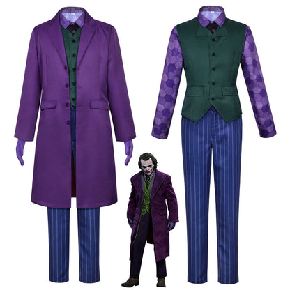 Traje do Coringa Cavaleiro das Trevas Jaqueta Roxa