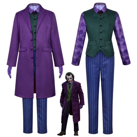 Traje do Coringa Cavaleiro das Trevas Jaqueta Roxa