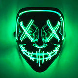 Máscara LED Luz Neón Halloween