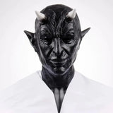 Máscara de demonio Mefistófeles con cuernos