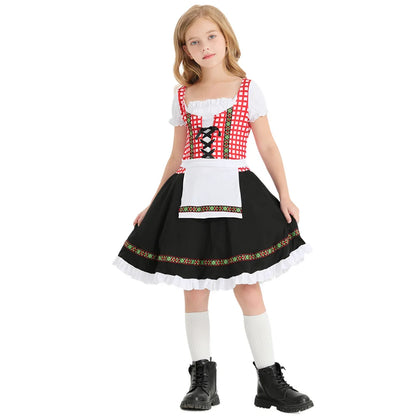 "Traje Infantil Oktoberfest para Meninas: Encante a Festa com Estilo e Diversão"