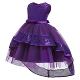 Vestido de Baile em Camadas babados