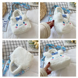 Bolso bandolera de felpa de anime