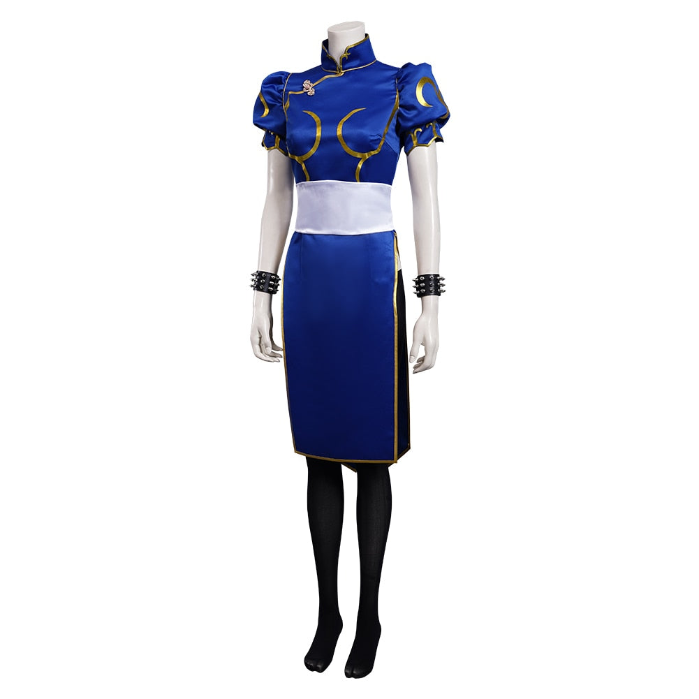 Chun Li Cosplay Conjunto Completo