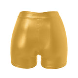 Shorts de cuero sexy para discoteca