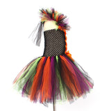 Traje de Bruxa Infantil para Halloween