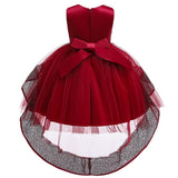 Vestido de Baile em Camadas babados