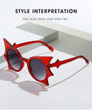 Gafas de sol vintage Bat Punk UV400