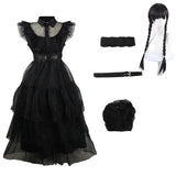 Vestido gótico de Merlina para adulto