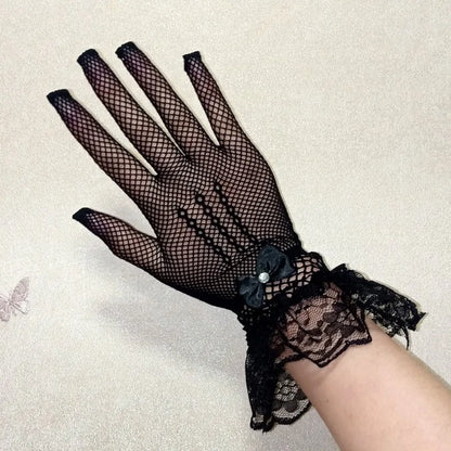 Luvas de Renda Elegantes para Fantasias