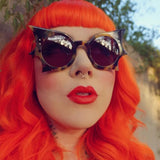Gafas de sol vintage Bat Punk UV400