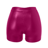 Shorts de cuero sexy para discoteca