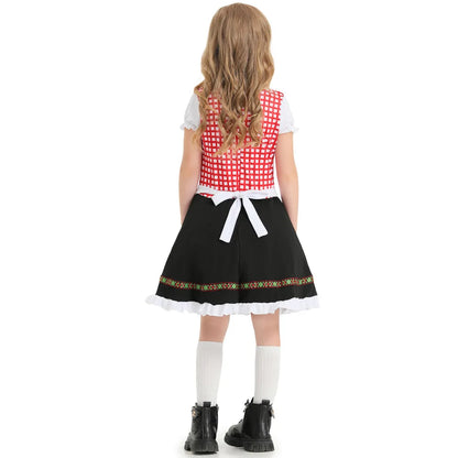 "Traje Infantil Oktoberfest para Meninas: Encante a Festa com Estilo e Diversão"