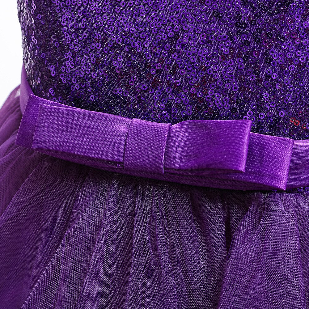 Vestido de Baile em Camadas babados