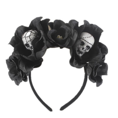 Tiaras Dia dos Mortos Crânio Horror