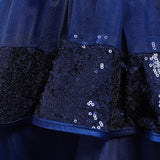 Vestido de Baile em Camadas babados