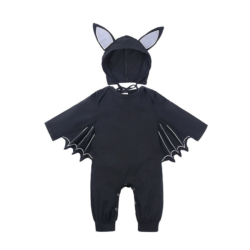 Traje de Halloween Morcego Macacão Infantil