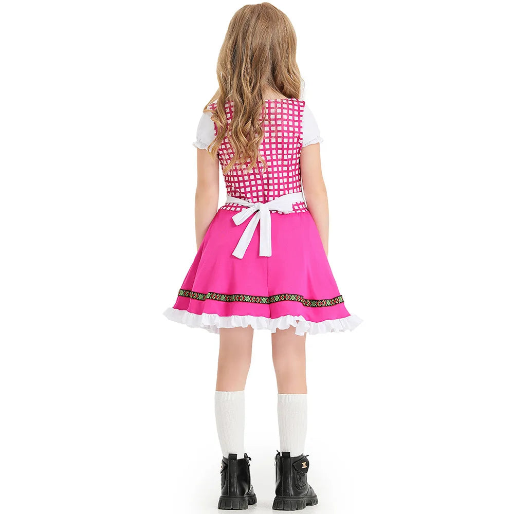 "Traje Infantil Oktoberfest para Meninas: Encante a Festa com Estilo e Diversão"