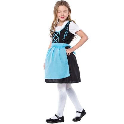"Traje Infantil Oktoberfest para Meninas: Encante a Festa com Estilo e Diversão"