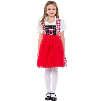 "Traje Infantil Oktoberfest para Meninas: Encante a Festa com Estilo e Diversão"