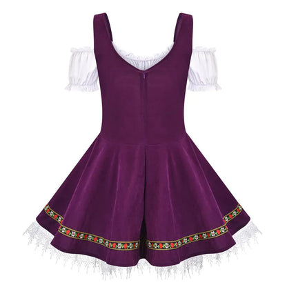 Traje Oktoberfest Alemão Tradicional Alpen Fraulein
