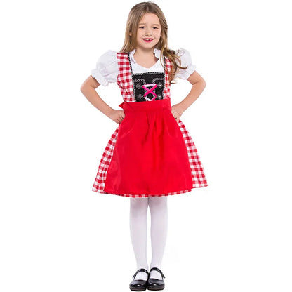 "Traje Infantil Oktoberfest para Meninas: Encante a Festa com Estilo e Diversão"