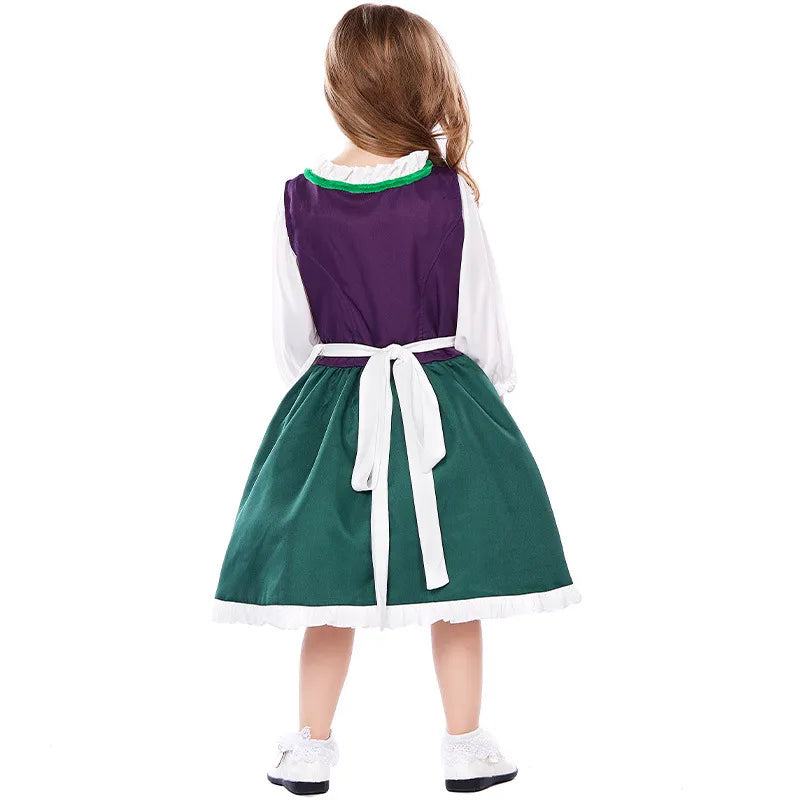 "Traje Infantil Oktoberfest para Meninas: Encante a Festa com Estilo e Diversão"