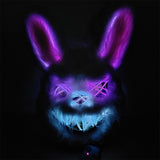 Máscara de Conejo LED Brillante