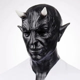 Máscara de demonio Mefistófeles con cuernos