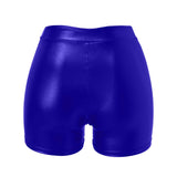 Shorts de cuero sexy para discoteca