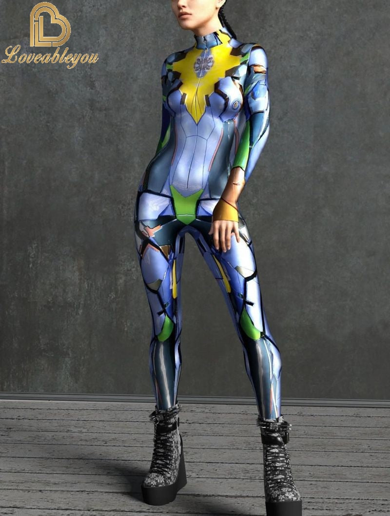 Macacão Robô Punk 3D