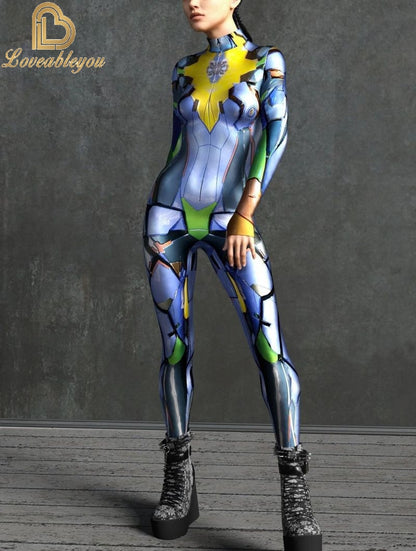 Macacão Robô Punk 3D