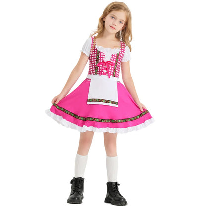 "Traje Infantil Oktoberfest para Meninas: Encante a Festa com Estilo e Diversão"
