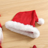 "Vestido de Navidad Infantil - Encantador y Acogedor de Terciopelo con Gorro"