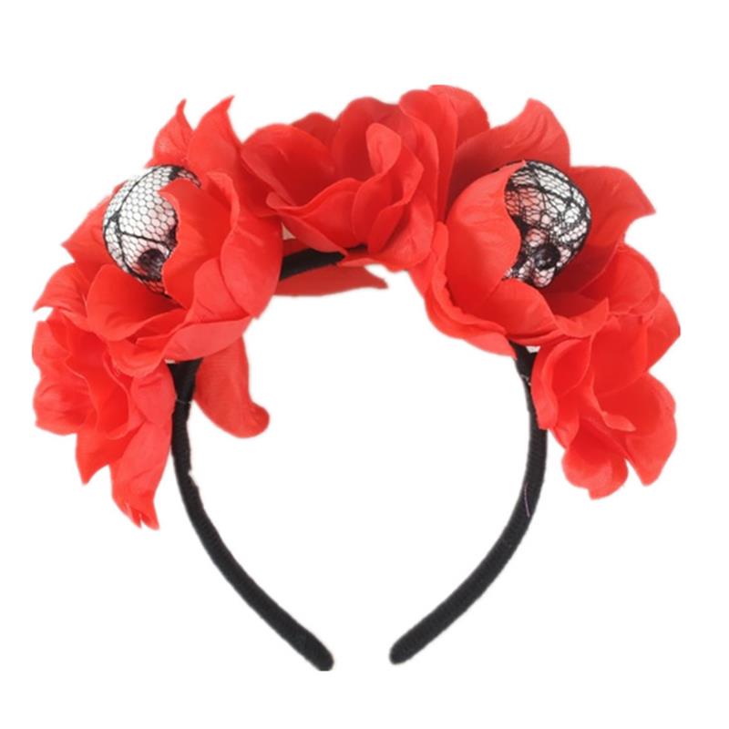 Tiaras Dia dos Mortos Crânio Horror