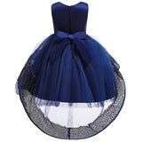 Vestido de Baile em Camadas babados