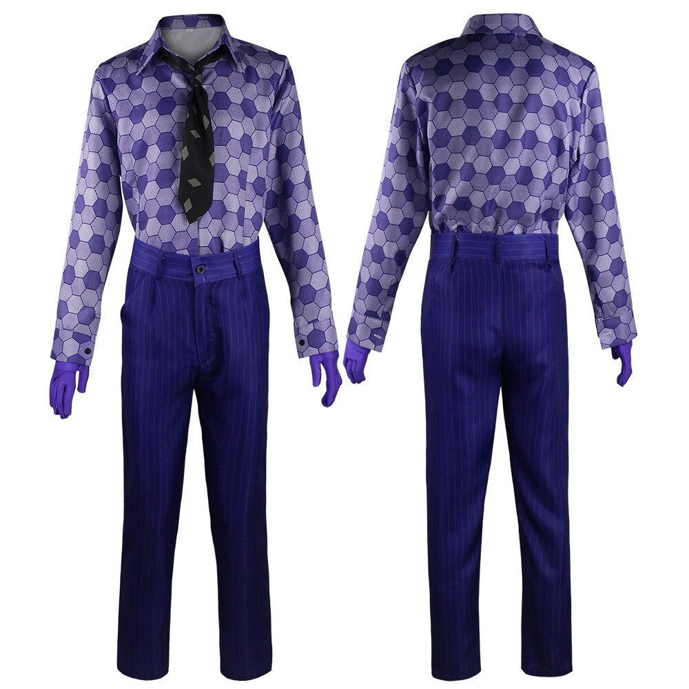 Traje do Coringa Cavaleiro das Trevas Jaqueta Roxa