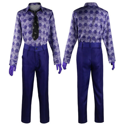Traje do Coringa Cavaleiro das Trevas Jaqueta Roxa