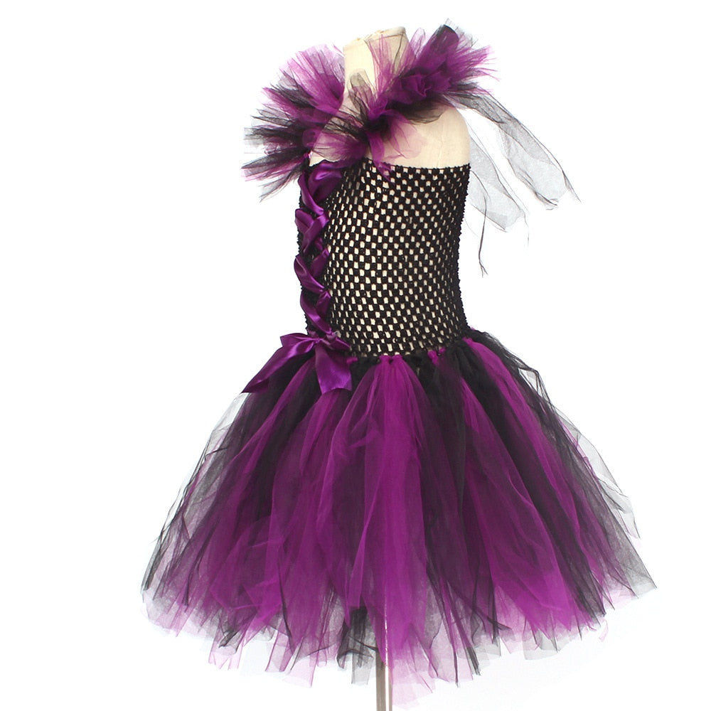 Traje de Bruxa Infantil para Halloween