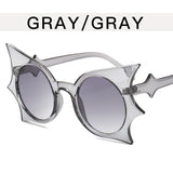 Gafas de sol vintage Bat Punk UV400
