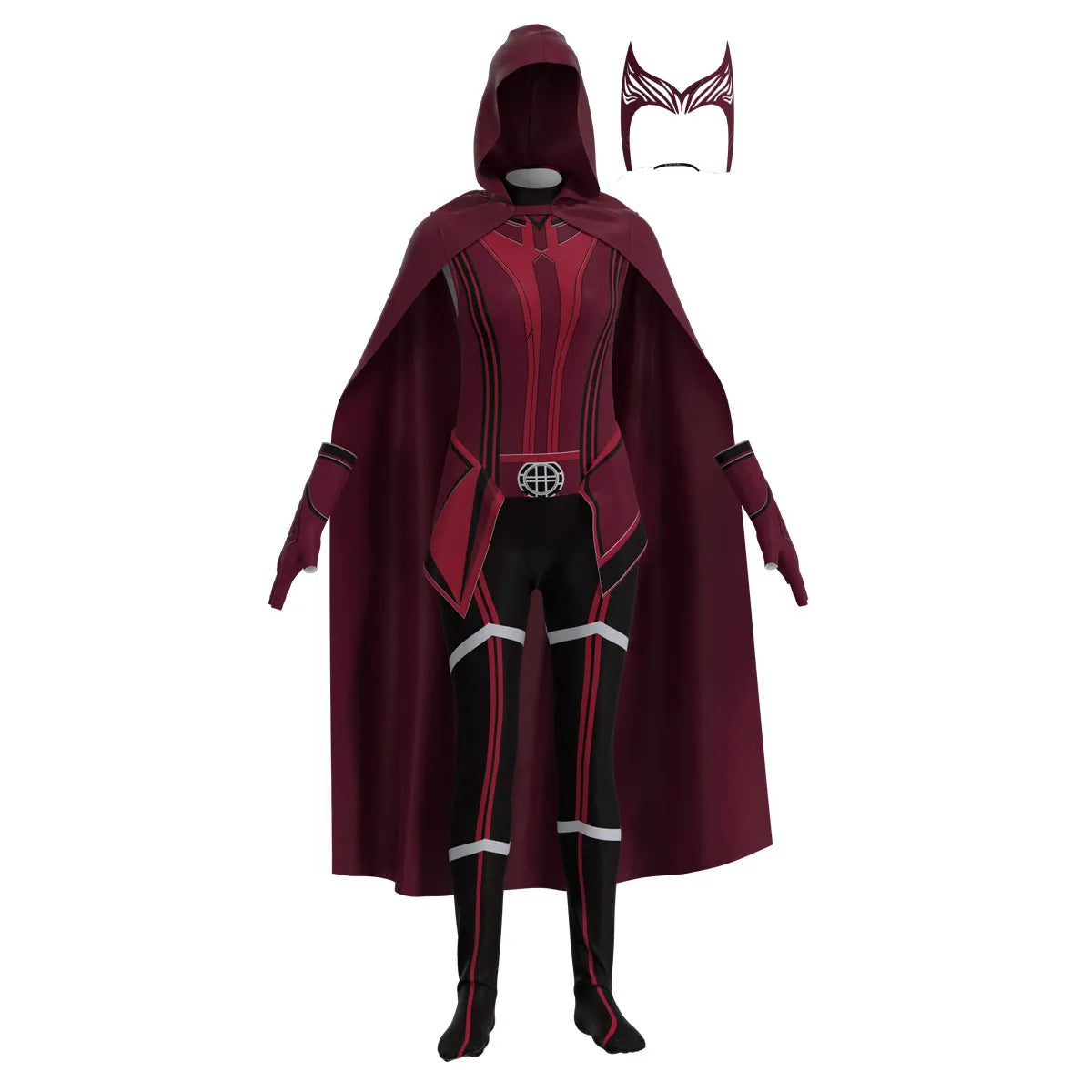 Fantasia Cosplay Feiticeira Escarlate Luxo