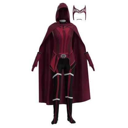 Fantasia Cosplay Feiticeira Escarlate Luxo