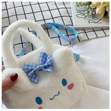 Bolso bandolera de felpa de anime