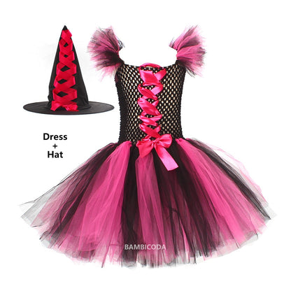 Traje de Bruxa Infantil para Halloween