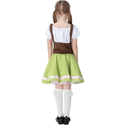 "Traje Infantil Oktoberfest para Meninas: Encante a Festa com Estilo e Diversão"