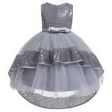 Vestido de Baile em Camadas babados