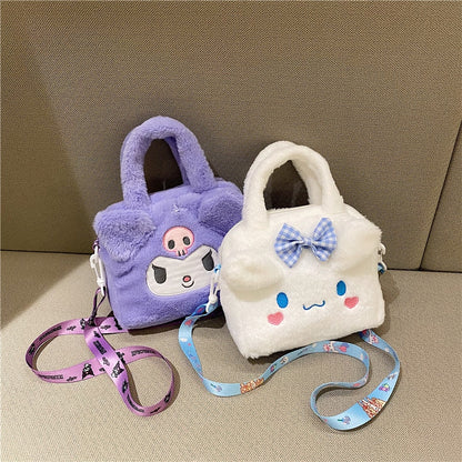 Bolsa Pelúcia Crossbody de Ombro Anime