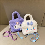 Bolso bandolera de felpa de anime