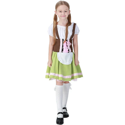 "Traje Infantil Oktoberfest para Meninas: Encante a Festa com Estilo e Diversão"